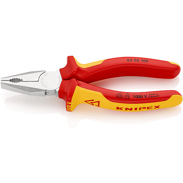 KNIPEX Kombizange verchromt, 160mm 03 06 160